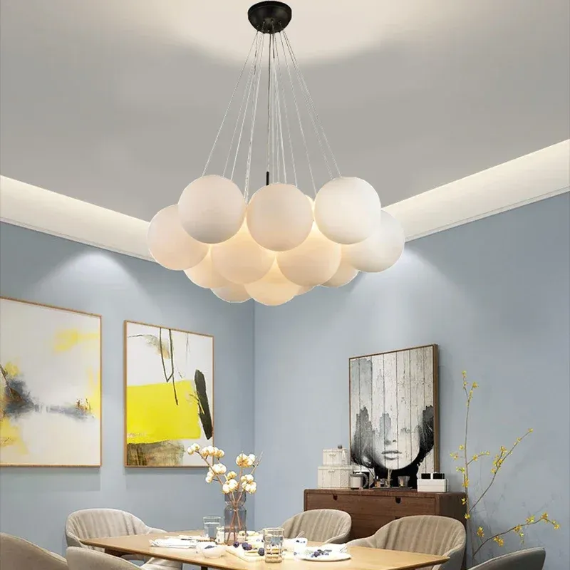 Afralia™ LED Pendant Light Chandeliers Up-to-date Home Decor & Indoor Lighting