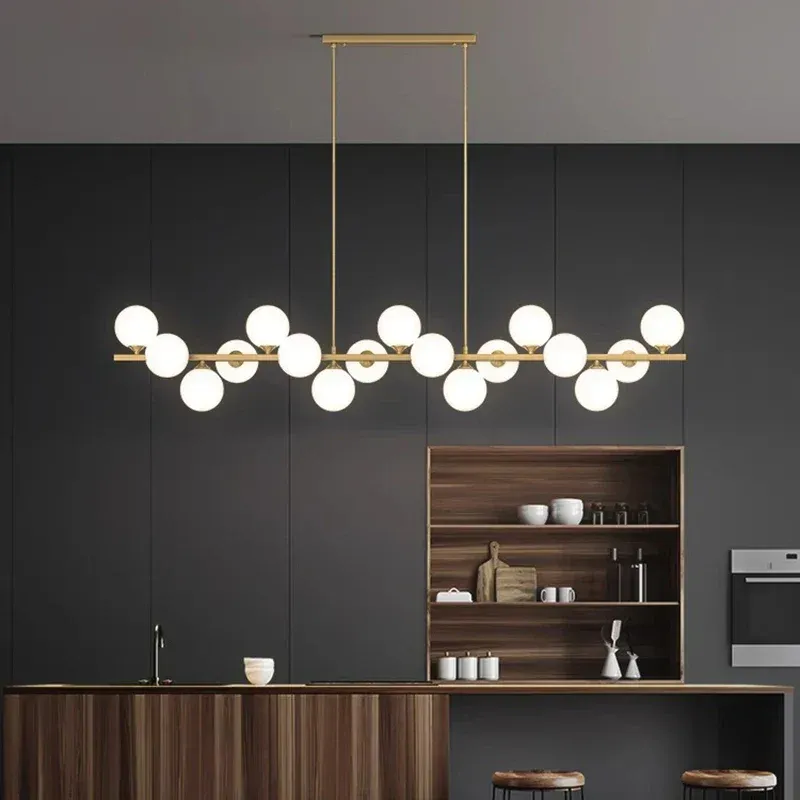 Afralia™ Modern Ceiling Chandeliers: Elegant Pendant Buoyant Fixture Dining & Living Room