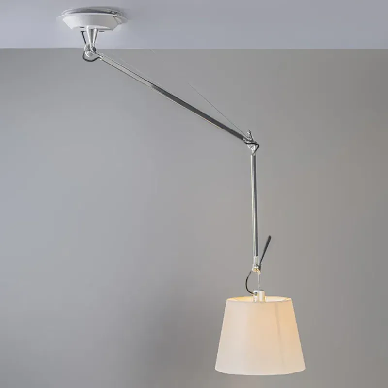 Afralia™ Modern Flexible Pendant Light Dimmable Ceiling Lamp