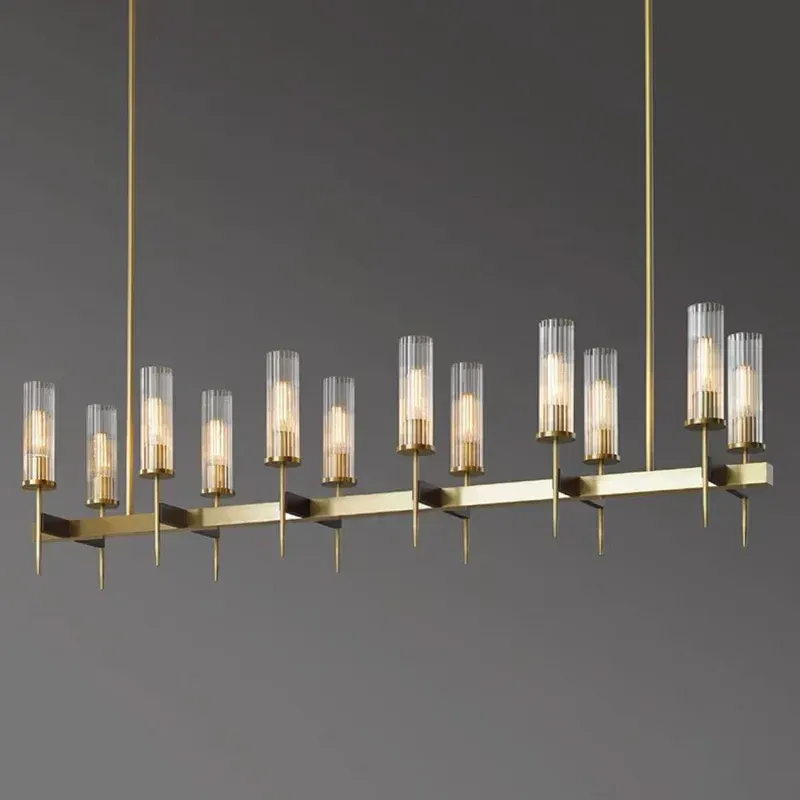 Afralia™ Modern LED Ceiling Chandelier Pendant Portable Home Dining Decor