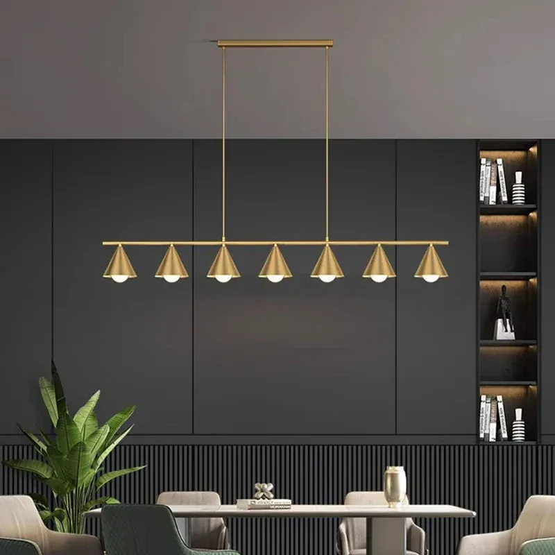 Afralia™ Nordic Chandeliers: Dining Room Pendant Lights Fixture Indoor Lighting Remote Control