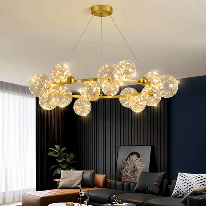 Afralia™ Present-day LED Pendant Chandelier Home Decor and Indoor Lighting