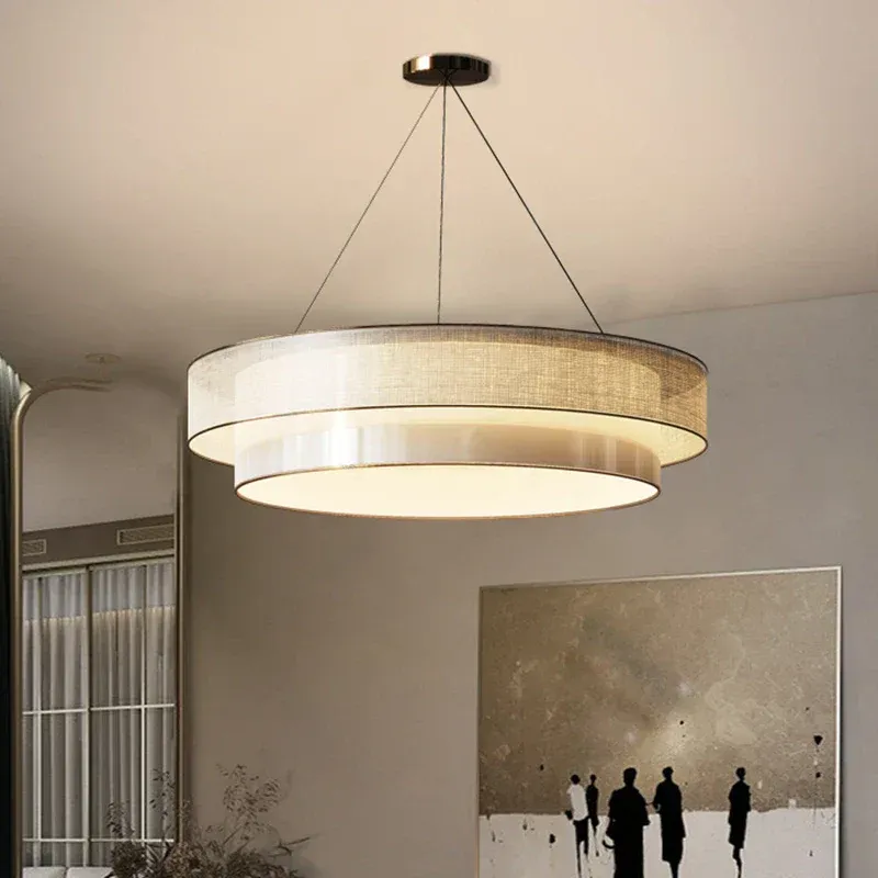 Flush Mount Ceiling Light Afralia™ Contemporary LED Round Pendant Portable Home Decor