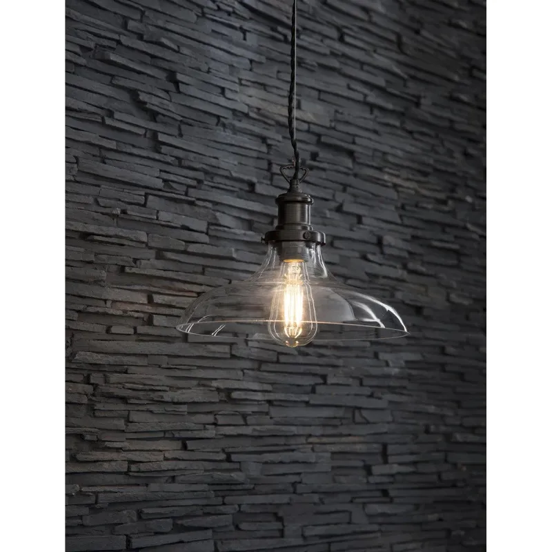 Hoxton Pendant Light, Spacious - Antique Bronze