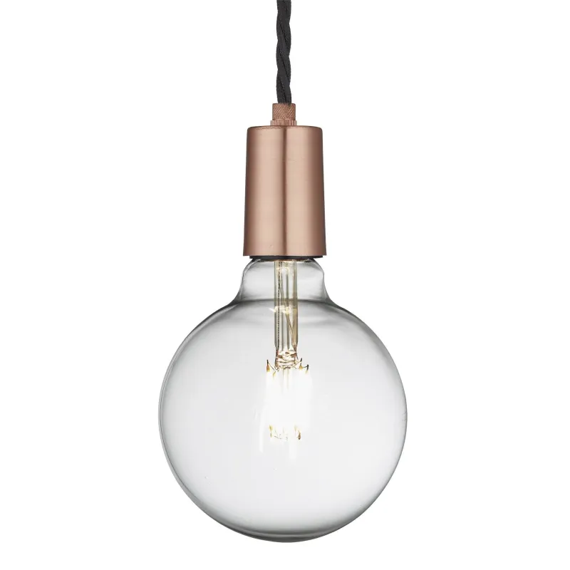 Industville Svelte Edison Pendant - 1 Wire - Copper