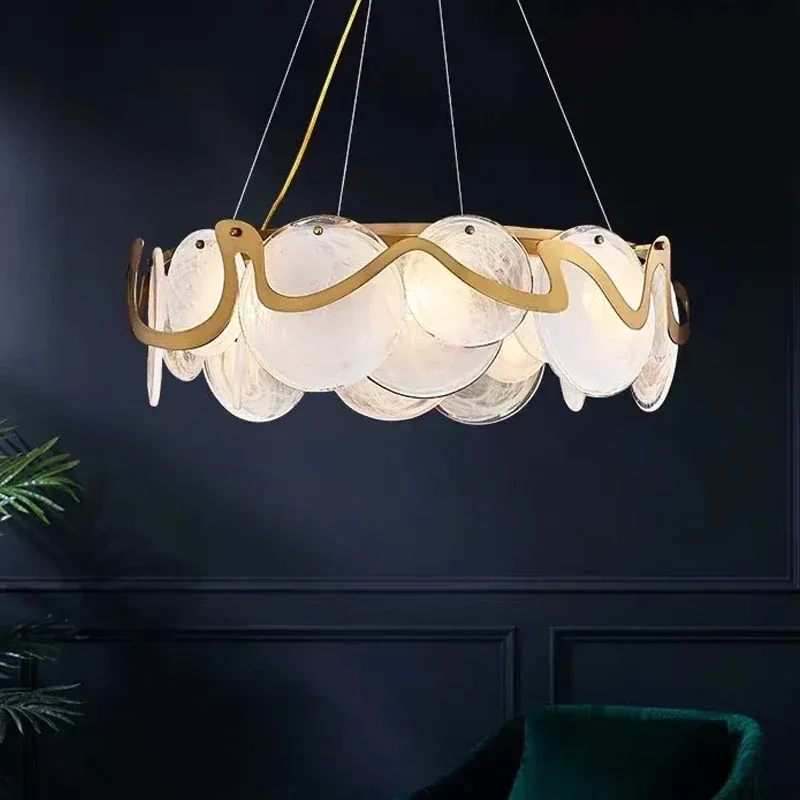 Pendant Cluster Light Afralia™ Modern Clouds Glass Pendant Lights Luxurious Home Decor Lighting