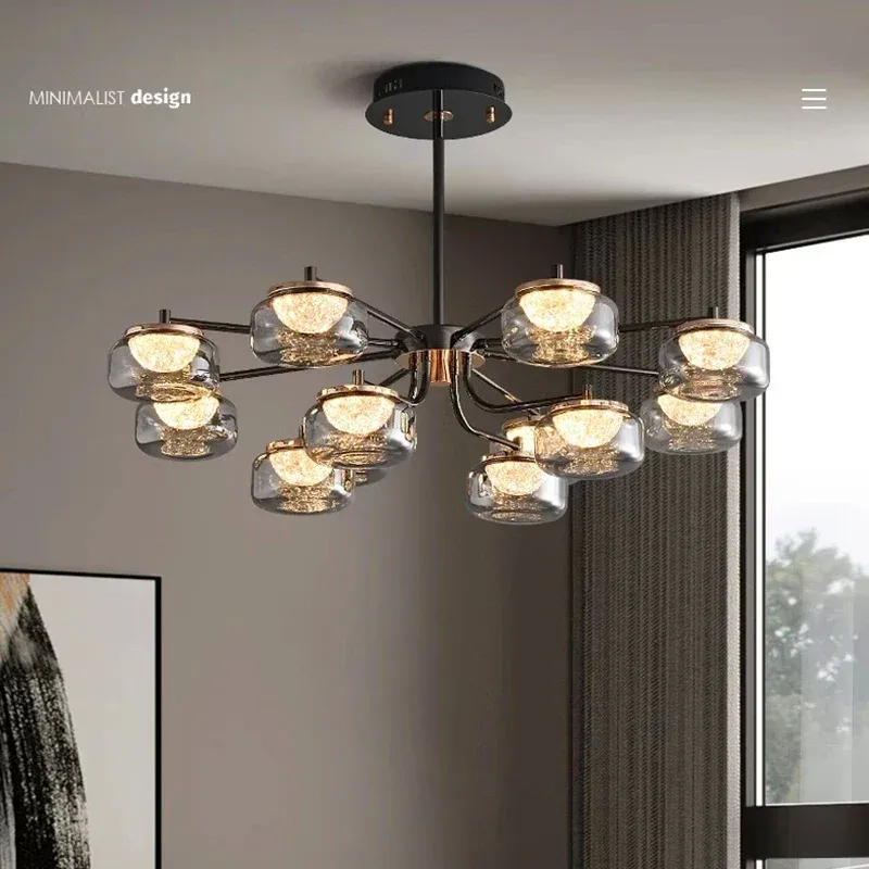 Track Lighting Kit Afralia™ LED Chandelier Lighting Living, Bedroom, Dining Room - Pendant Lamp Fixture
