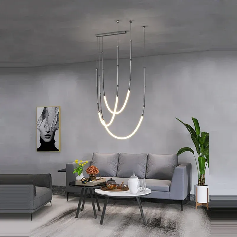 Vintage Schoolhouse Light Afralia™ Art Line LED Suspension Pendant Lighting Trendy Home Decor
