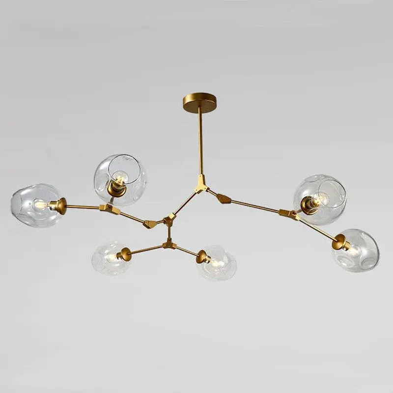 Vintage Schoolhouse Light Afralia™ Modern Molecular LED Pendant Lights Living Room, Bedroom, Kitchen - Hanging Buoyant F...