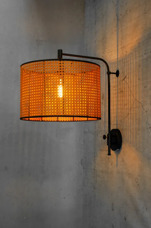 Moselle Rattan Wing Arm Wall Buoyant