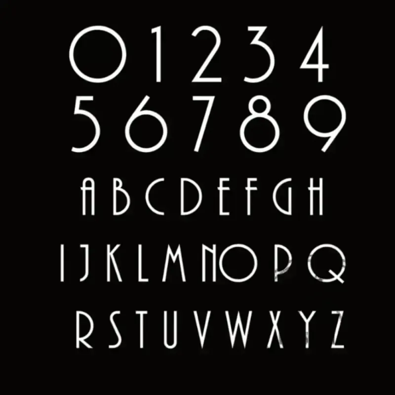 Bayside Luxe Signage - Solid Ivory Brass Numbers and Letters - Merricks Beach 15cm Compatible Standard Mailboxes