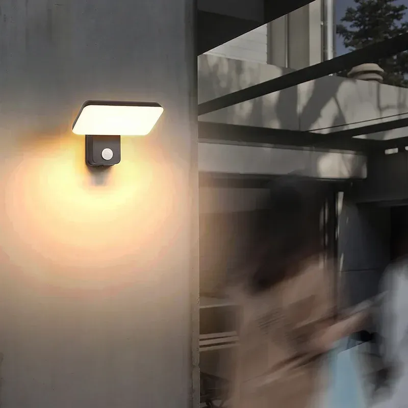 Afralia™ Modern Motion Sensor Porch Airy - Waterproof Sconce Exterior Wall, Balcony, Staircase