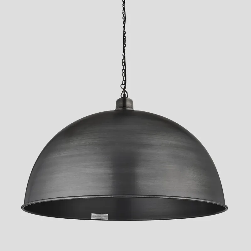 Brooklyn Massive Dome Pendant - 24 Inch - Pewter