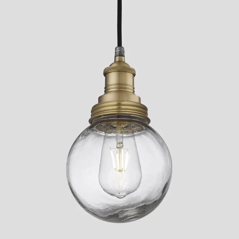 Brooklyn Outdoor & Bathroom Globe Pendant - Warm alloy
