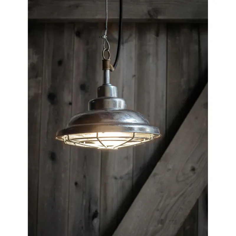 St Ives Mariner Outdoor Pendant Airy - Galvanised Steel