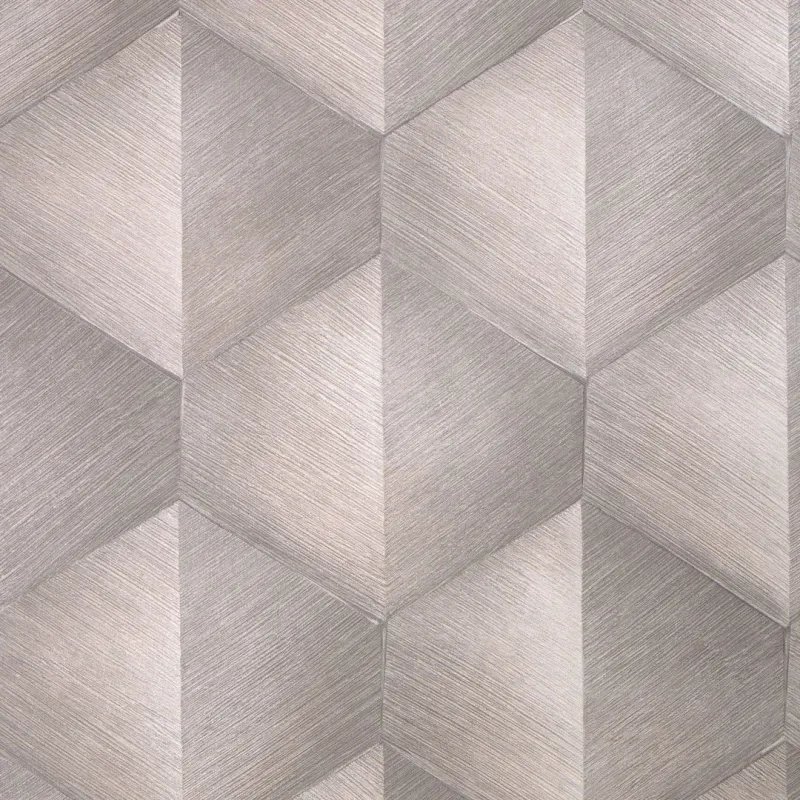 Hex Wallpaper Toasty Grey