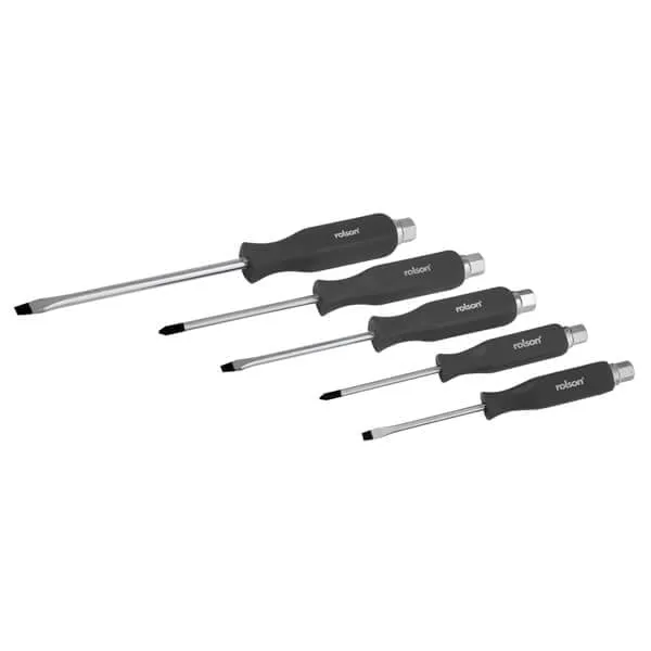 5 Piece Hex Shank Screwdriver Adjust