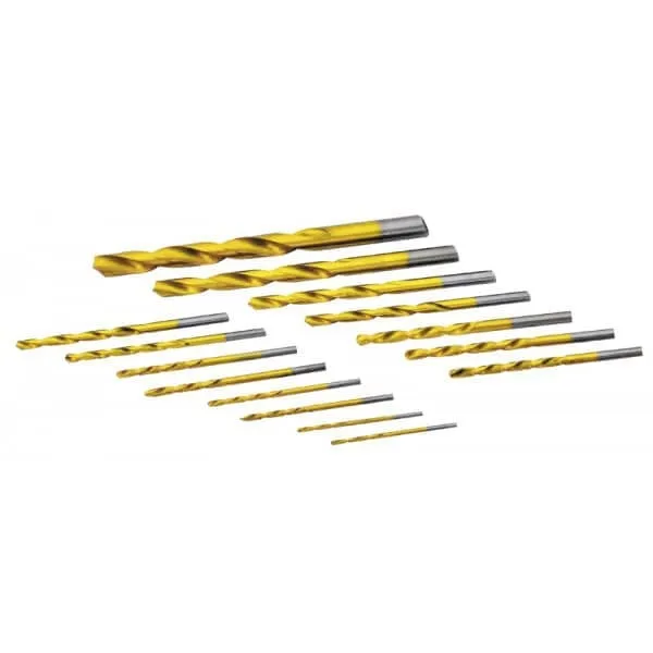 15 Piece HSS Drill Bit Adjust