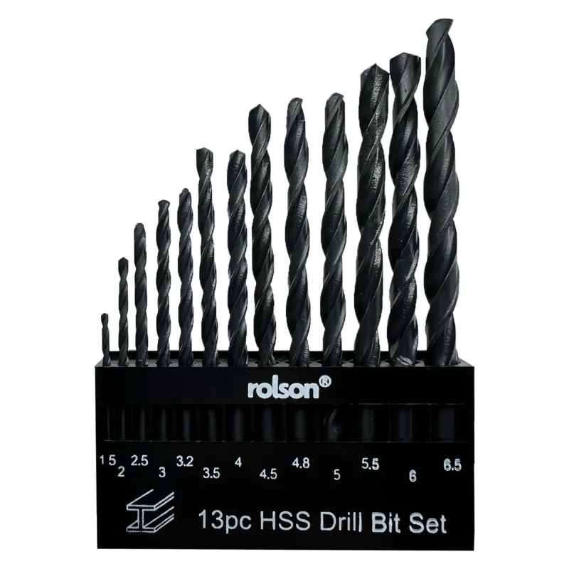 13 Piece HSS Drill Bit Adjust
