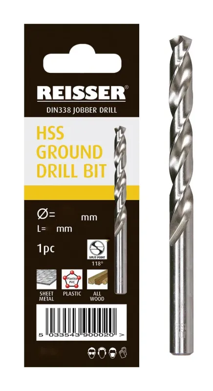 Reisser Hss Ground Jobber Drill (2pcs) 2.5mm