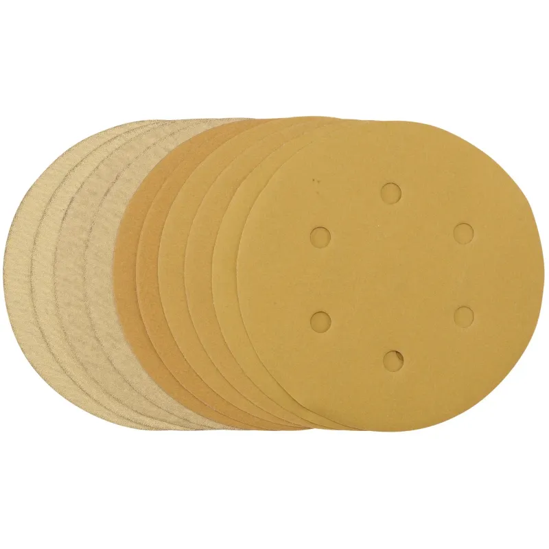 Draper 150mm Golden Sanding Disc Assrt - 64284