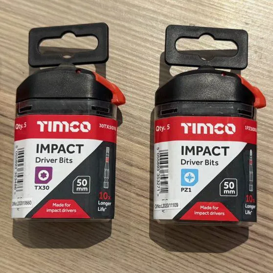 Cordless Compact TIMCO Impact Driver Bits