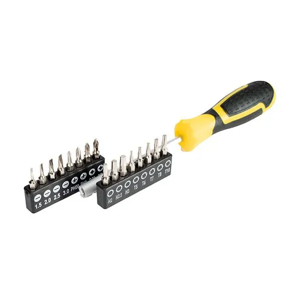 17 Piece Precision Screwdriver Bit & Driver Adjust