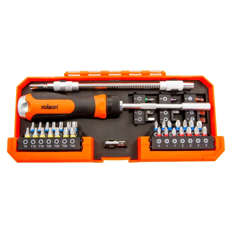 43 Piece Ratchet Screwdriver & Bit Place