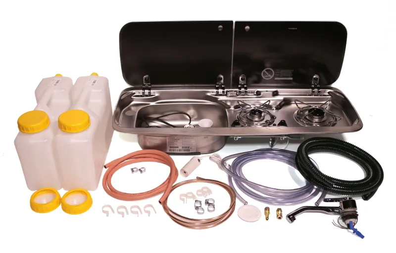 Dometic Engineered Hob/Sink Combination MO9222L (Left Hand Sink) Kit