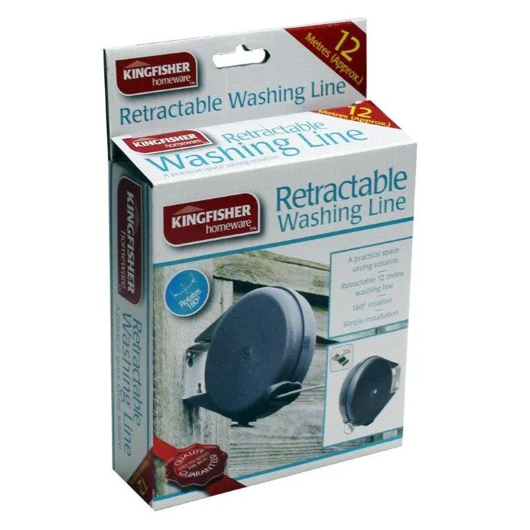 Kingfisher 12m Telescoping Clothes Line