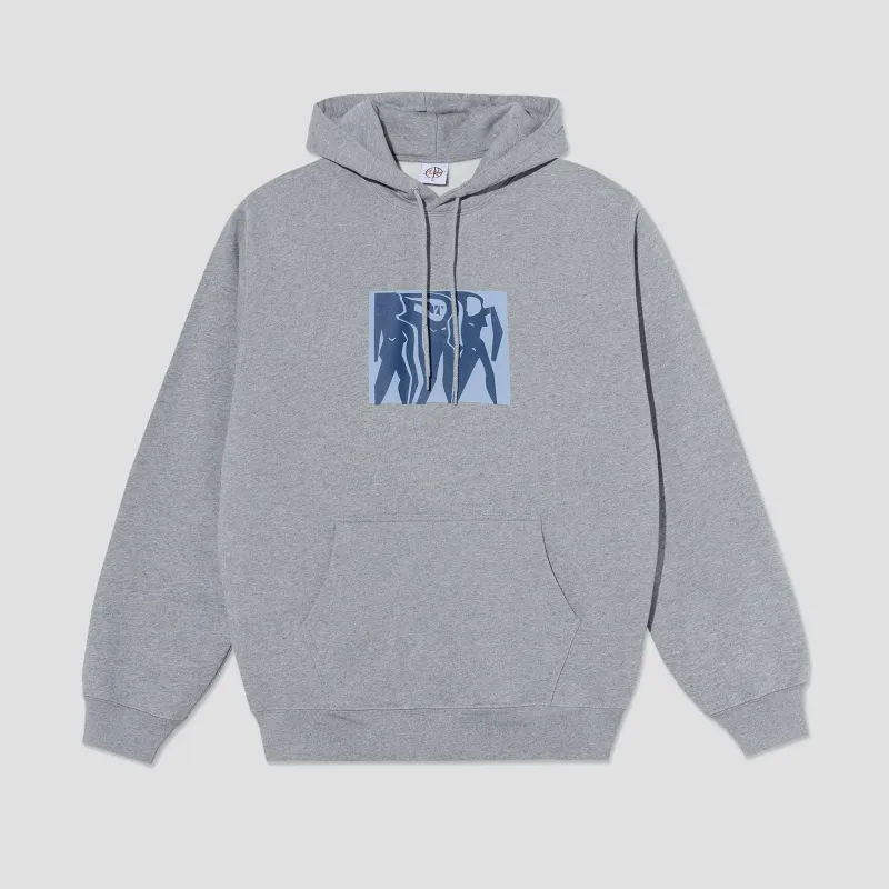 Polar Dave Cut Outs Hoodie Heather Grey