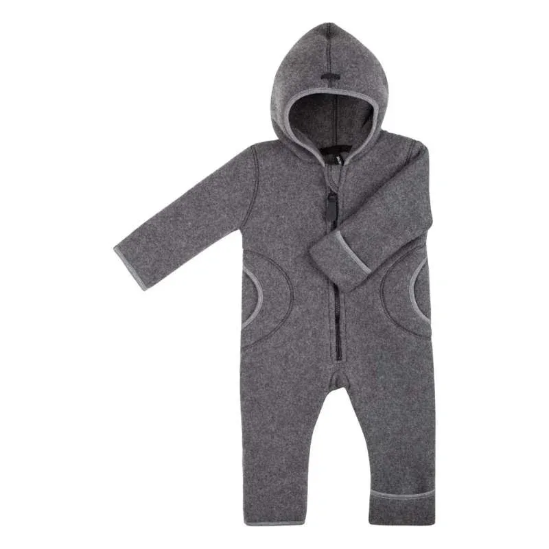 Pure Pure Overall - Wool Fleece - Slate Charcoal