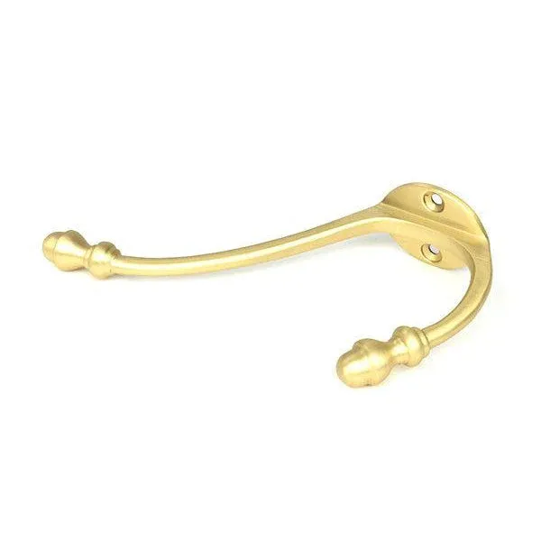 Satin Warm alloy Hat & Coat Hook | From Anvil Compatible Tile Walls