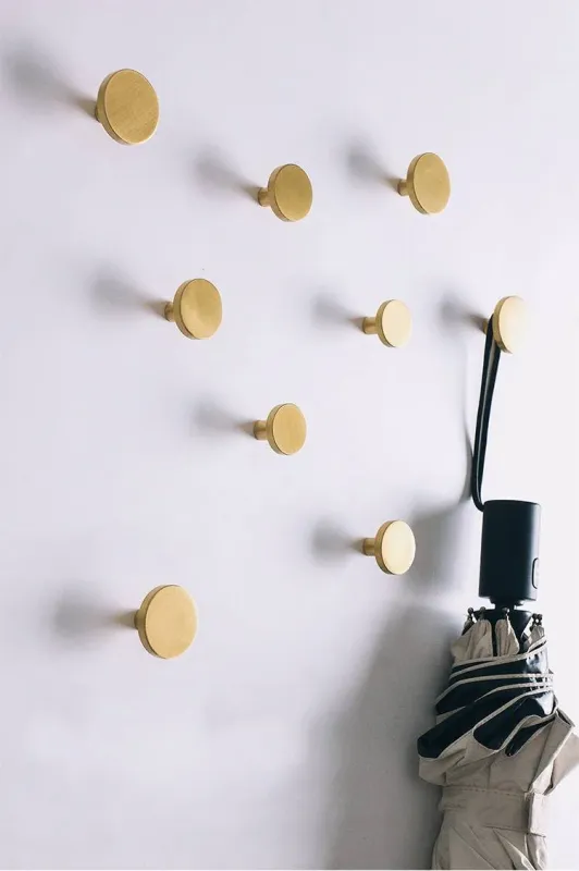 Warm alloy Wall Hook / Coat Hook / Towel Hook / Jewelry holder / Bag hook