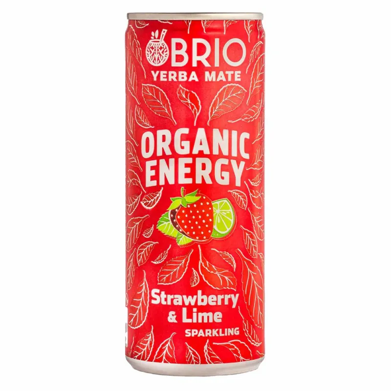 Brio Mate | BRIO MATE Green Energy Drink Strawberry & Lime 250ml | 250ml