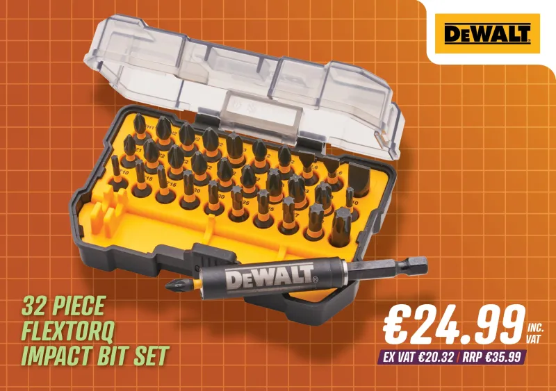 DeWalt 32 Piece FlexTorq Impact Bit Place - 570931