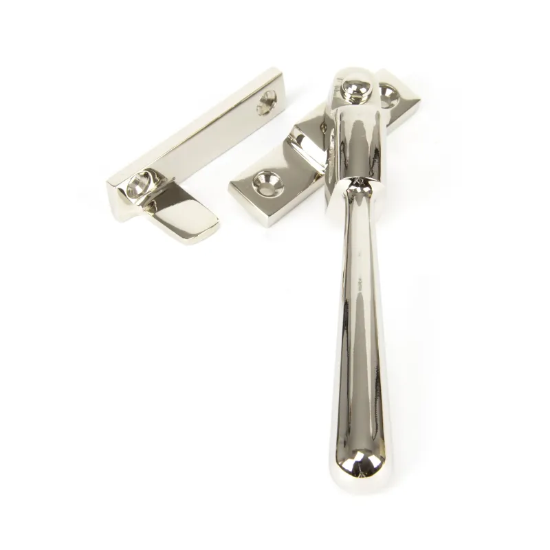 Glossy Nickel Night-Vent Locking Newbury Fastener | From Anvil