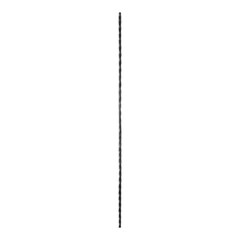 Hammered Edge Plain Iron Baluster - 9/16" x 44" - S-M704
