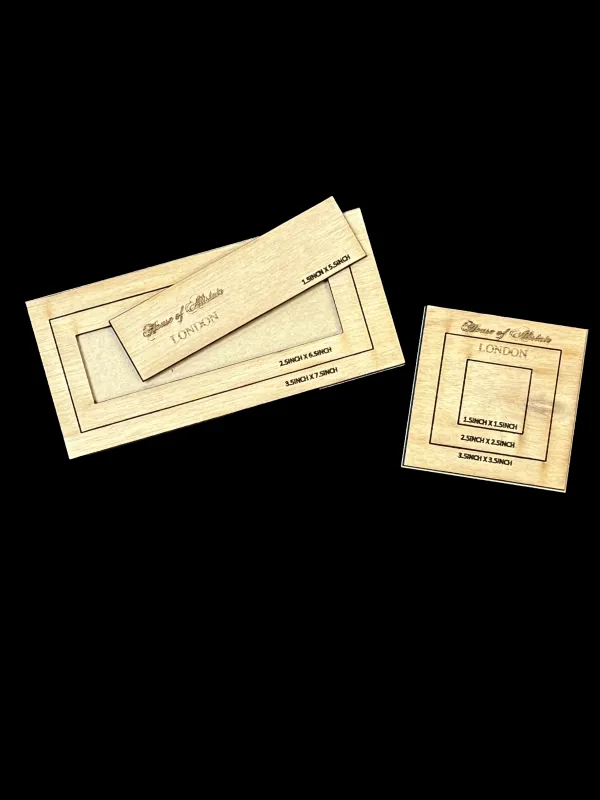 Prairie Braid Nesting Hardwood Templates