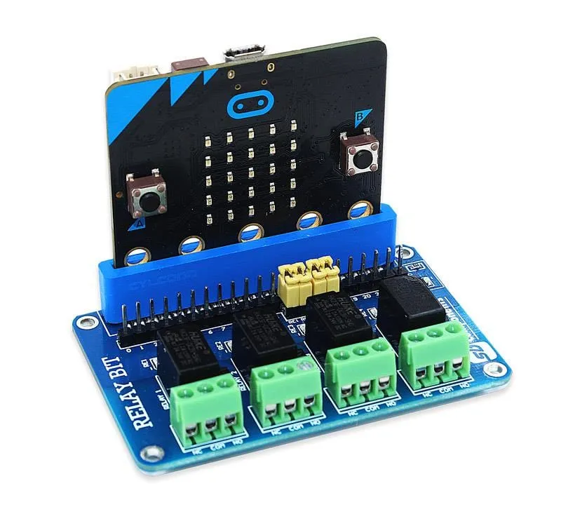 Relay Bit - 4 Channel 3V Relay Board micro:bit