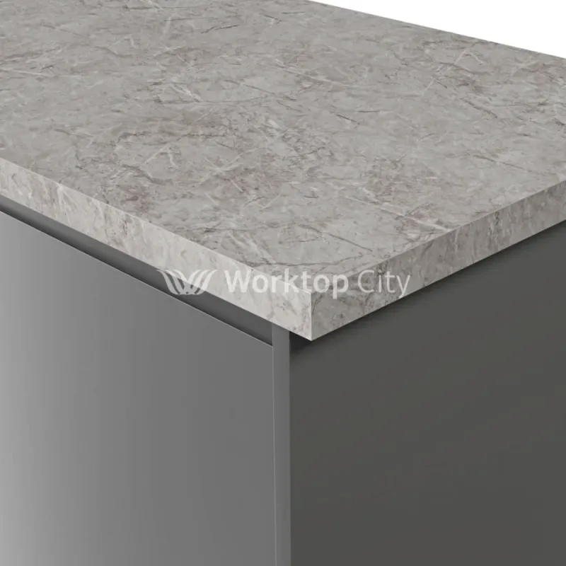 Spectra Grey Apple charging Stone Square Edged Laminate Kitchen Worktops - Matt Texture