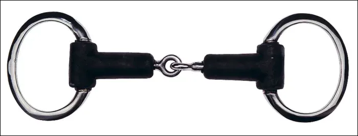 Tough Rubber Eggbutt Bit