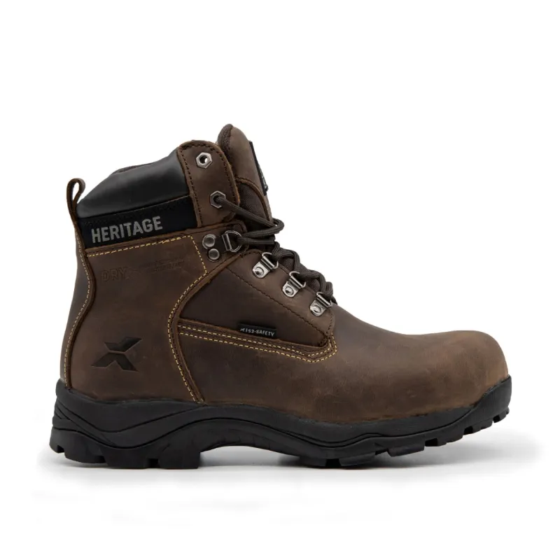 Xpert Heritage Legend Waterproof S3 Safety Boot - Chocolate - Size 12/47