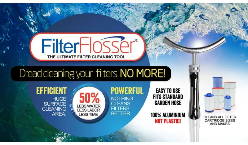 Filter Flosser - Filter Cartridge Cleaning Tool