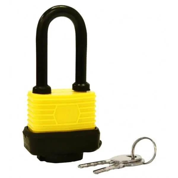 40mm Long Shackle Laminated Hardened Padlock