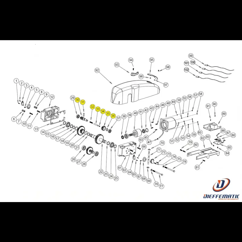 9007 Gruppo Sblocco Core Bazer Ricambio
