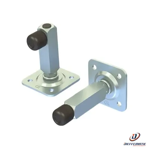 Arresto Battente Battuta Finecorsa Modulare Zincato 386 Per Cancello Ante