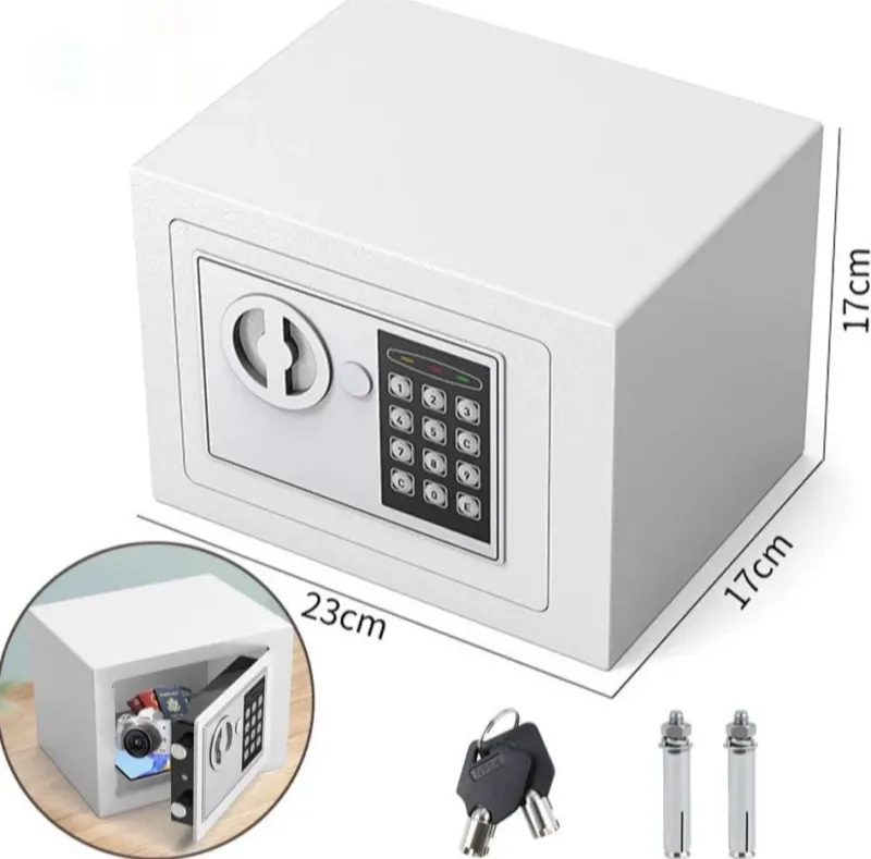 Compact Digital Steel Secure • Home or Office Security 2 Remotes