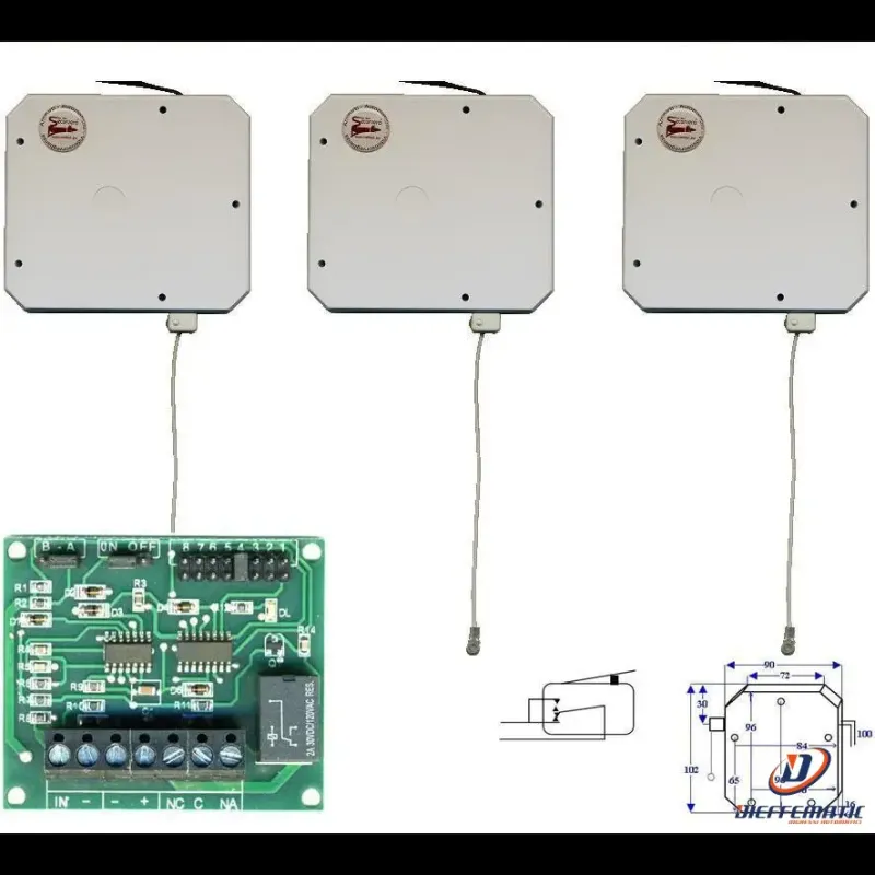 Contatti Cordino Per Serrande Contaimpulsi Securvera Ss-Sal2Ccscic Alarm Siren