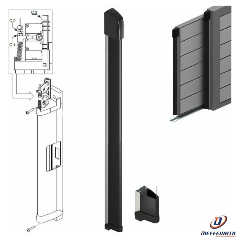 Costa Meccanica 3Mt 300Cm Alta Automazione Cancello Antischiacciamento Sicurezza